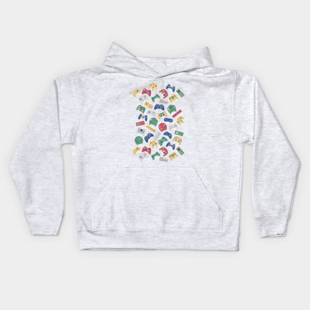 The world os controls color Kids Hoodie by Agaf